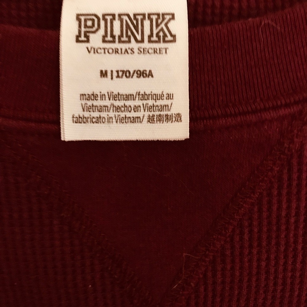 VS PINK waffle thermal M - Picture 4 of 4